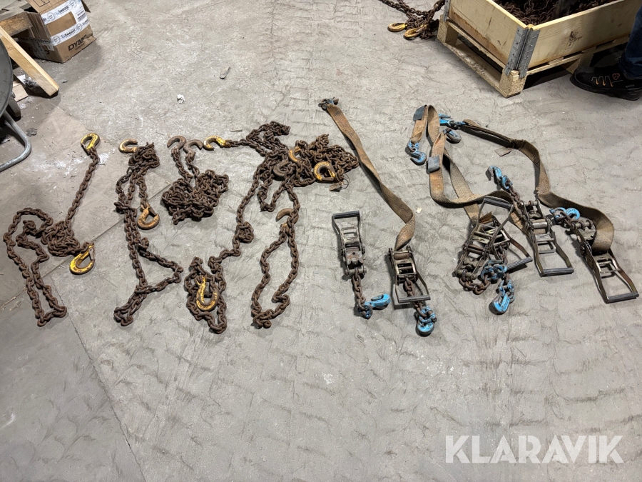 Kättingspännare 6st med kätting