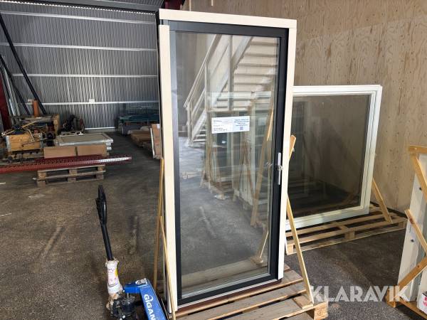 Glasdörr Elitfönster helglas 10x21