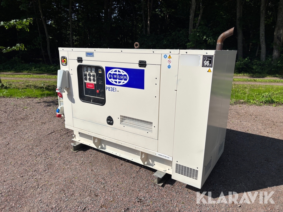 Generator/Elverk FG Wilson P83E1 82,5 kVA