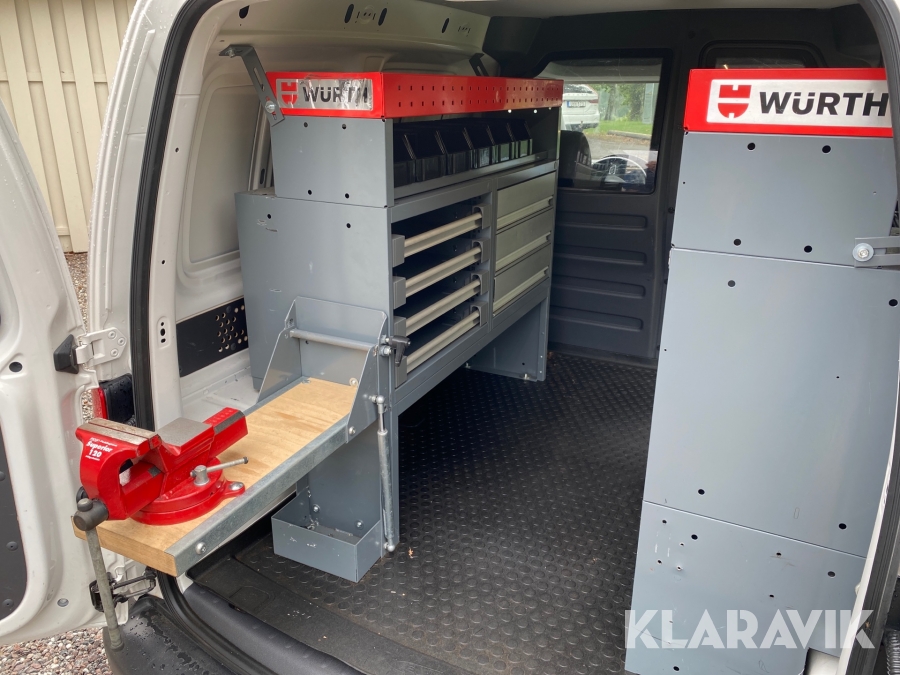 Verkstadsinredning till Caddy Wurth