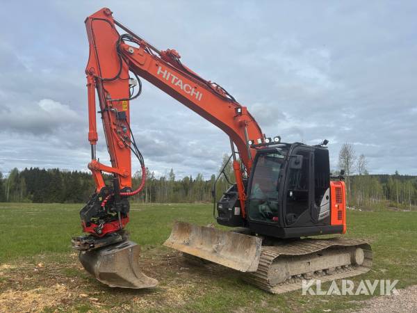 Grävmaskin Zaxis 135US-6 med Rototilt R5
