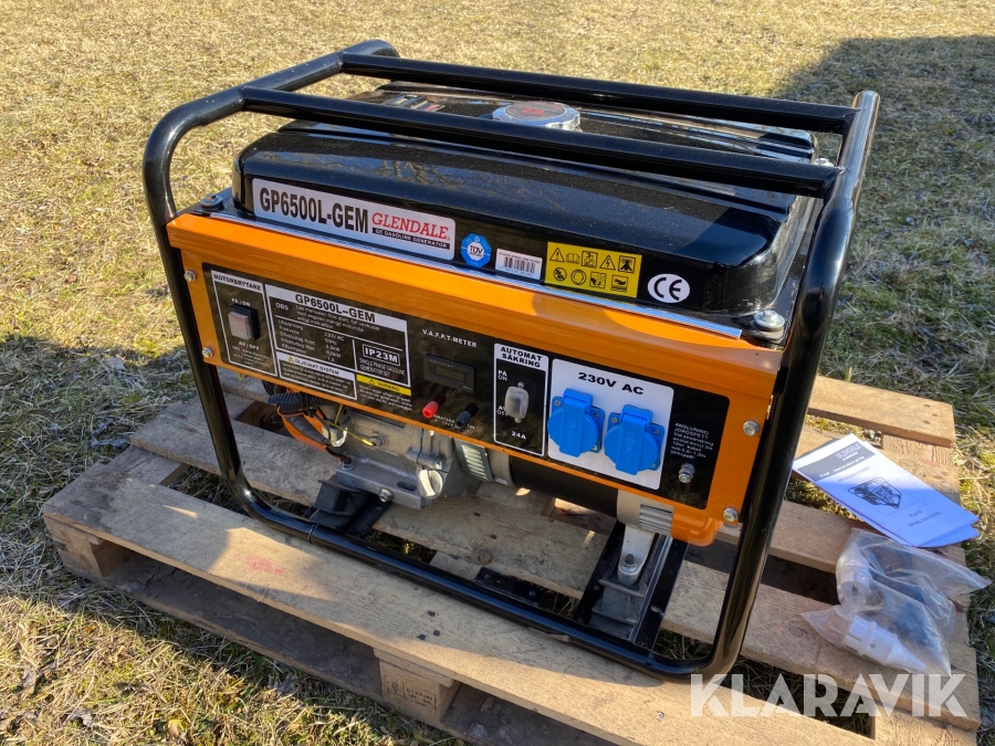 Generator / elverk Glendale Gp6500L-GEM