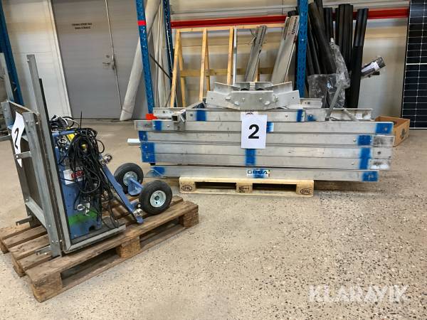 Materialhiss för solceller Geda 200 Standard