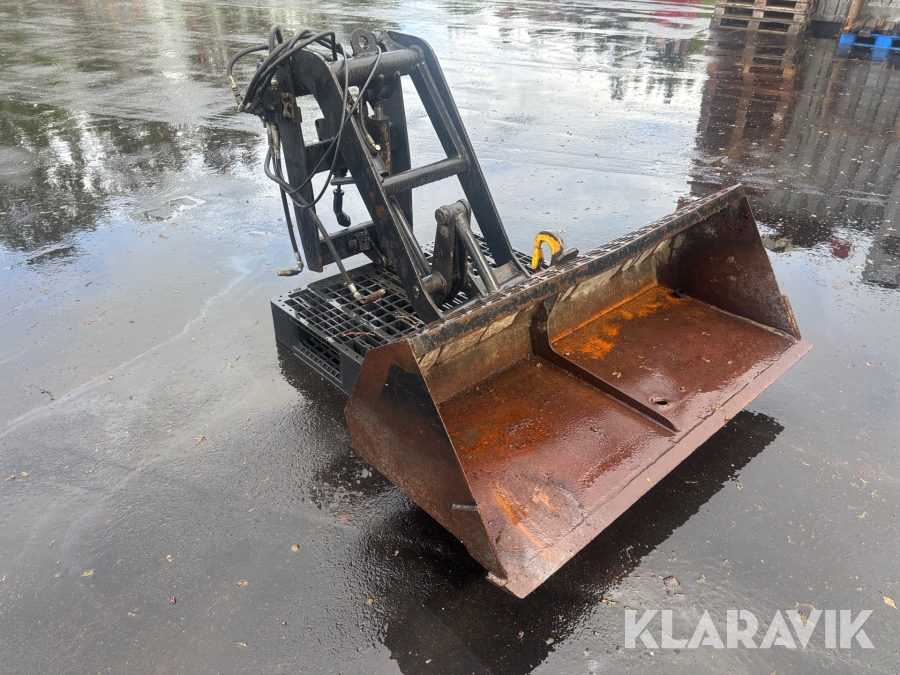 Frontlastare med skopa