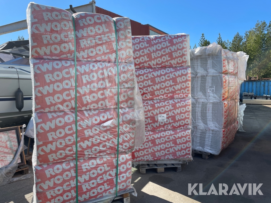 Isolering Rockwool 1200x600x80 skalmurskiva