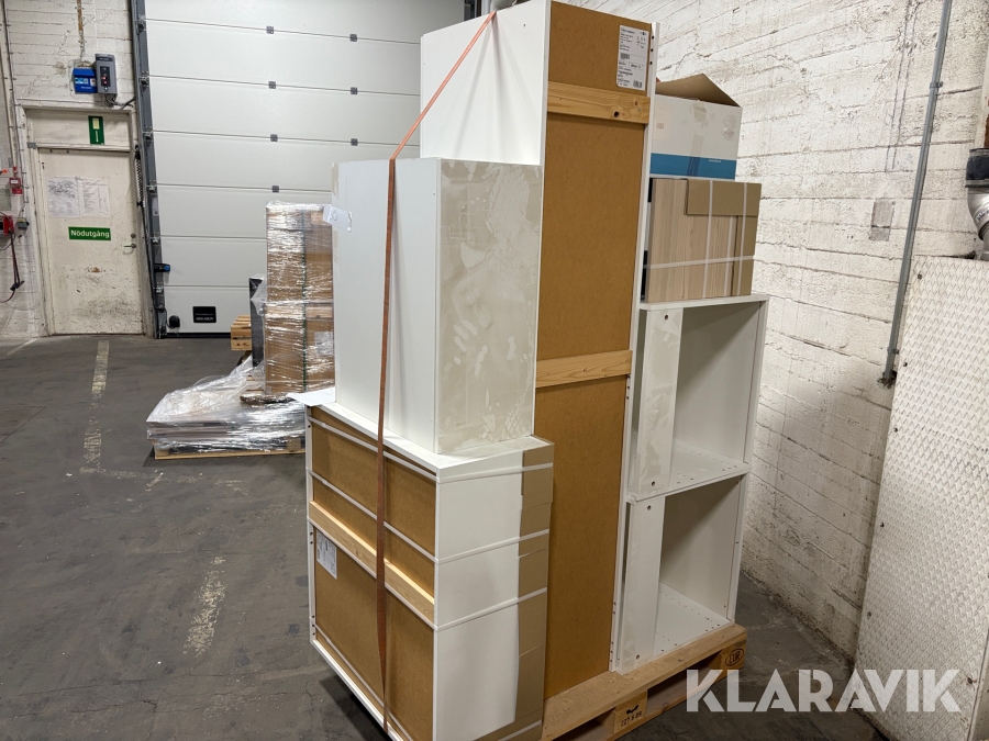 Bänkskåp och väggskåp Marbodal 6st