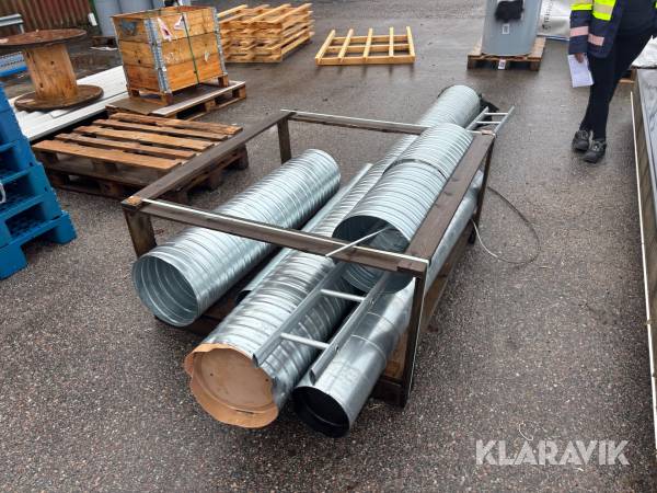 Rör/kabelstege och pressening