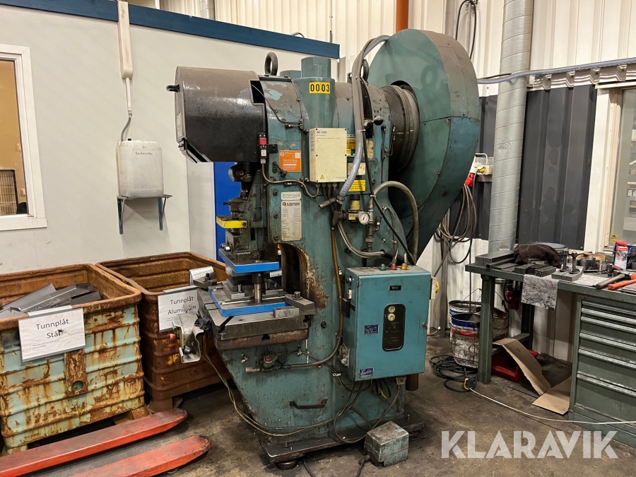 Excenterpress Smålandsstenars Mekaniska Verkstad DSG-50