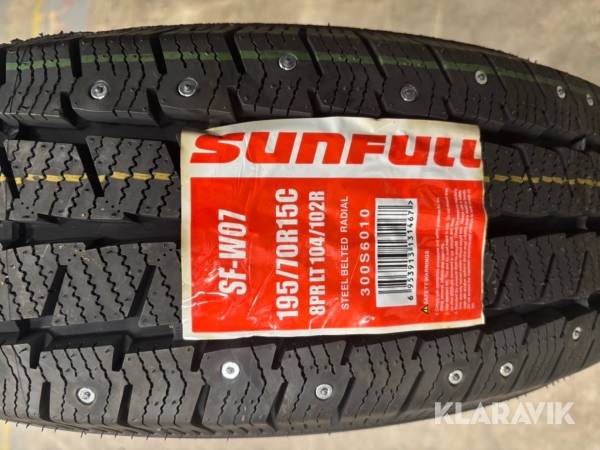 309st oanvända däck tillverkade 2022 Sunfull SF-W07 195/70R15C