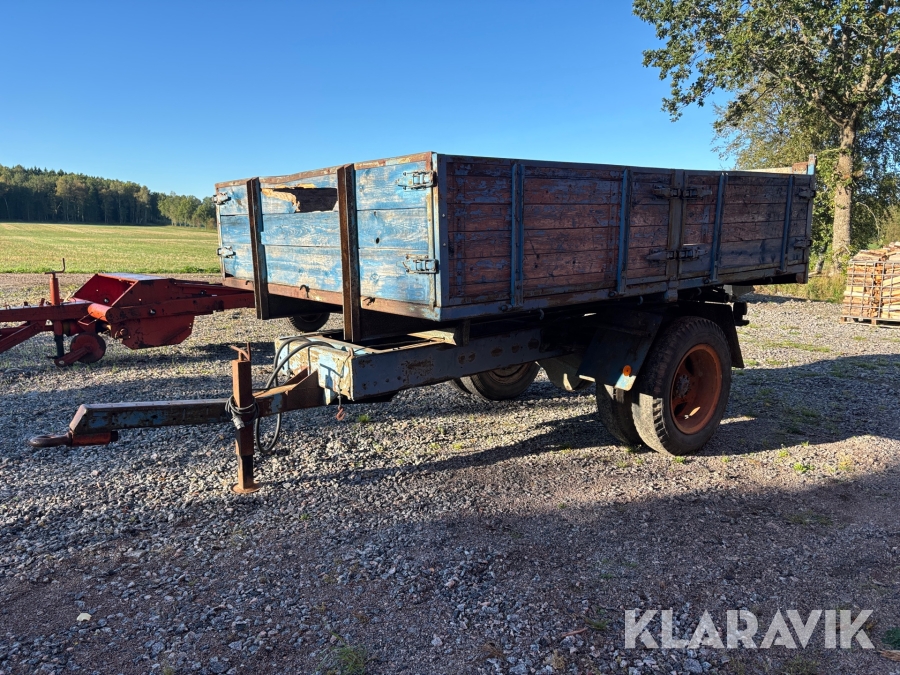 Spannmålssläp tippbar