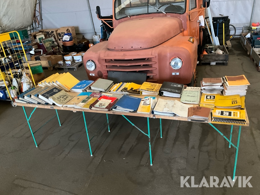 Verkstadshandböcker och instruktionsböcker 