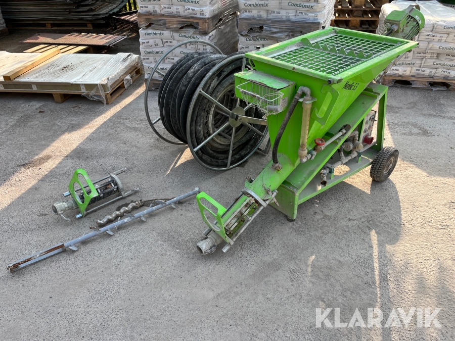 Spackelpump med slang Nordic 5,5