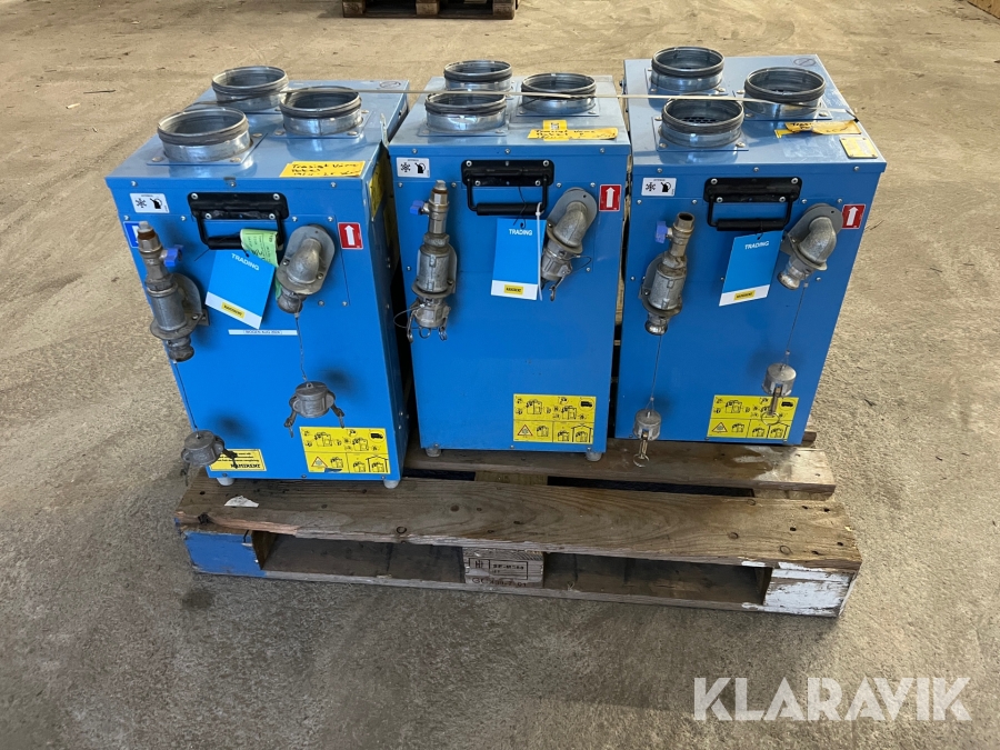 Hetvattenfläktar El-Björn TF 15 HV 3 st