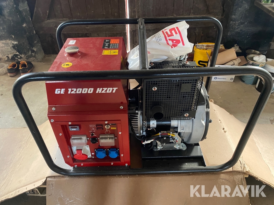 Generator Mosa GE 12000 HZDT Dieseldriven (Ny)