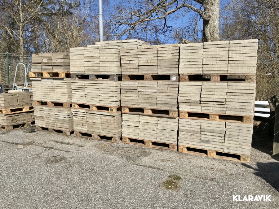 Betongplattor 60 st 400 x 400 x 50