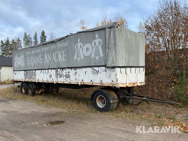 Veteransläp Briab med kort boggi