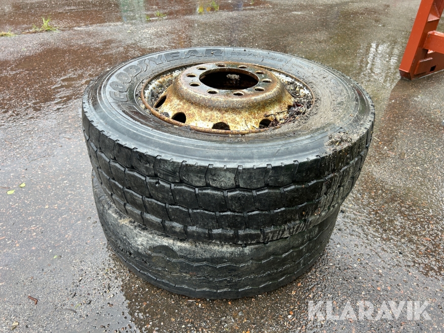 Hjul till släp BPW 265/70R19,5 2st