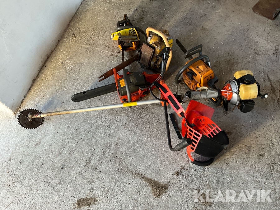 Trimmer och motorsågar
