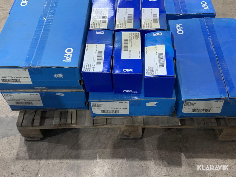 5st stora kartonger Rund bricka (NYTT)