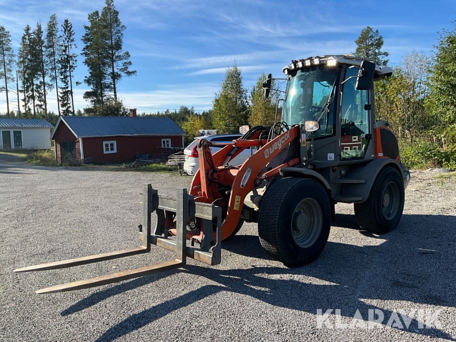 Hjullastare Weycor AR 440 med redskap