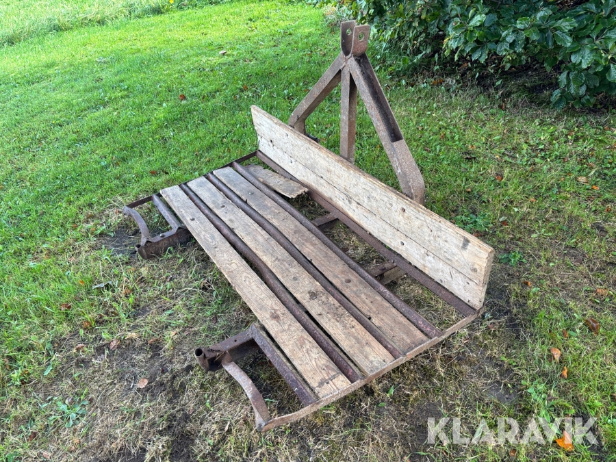 Lastflak med 3-punktsfäste