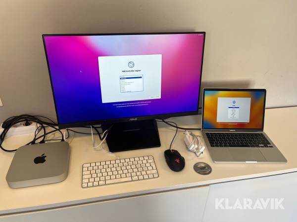 MAC datorer 2st, laptop och mini Apple