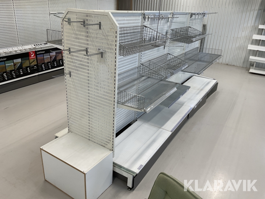 Butiksinredning 4 sektioner