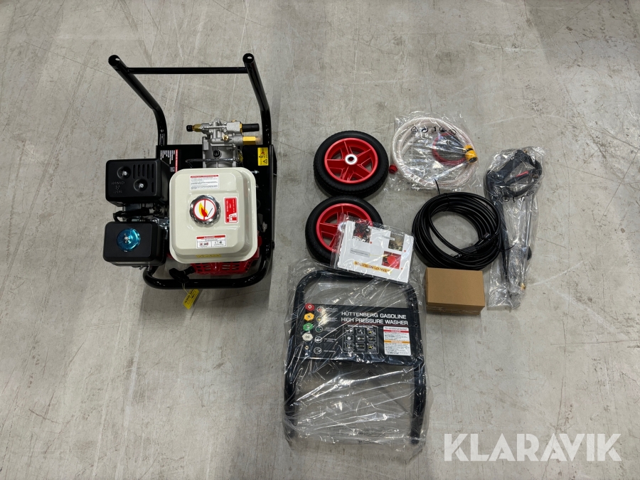 Bensindriven högtryckstvätt 6,5 hk Hüttenberg HT-170B