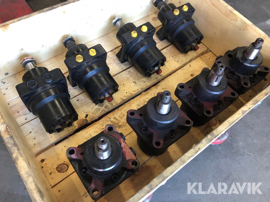 Hydraulisk hjulmotor M+S RW 250cc KB/2 8st