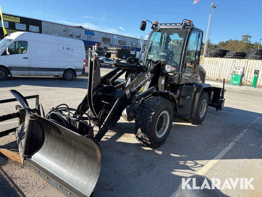 Hjullastare Manitech 5.5 med redskap