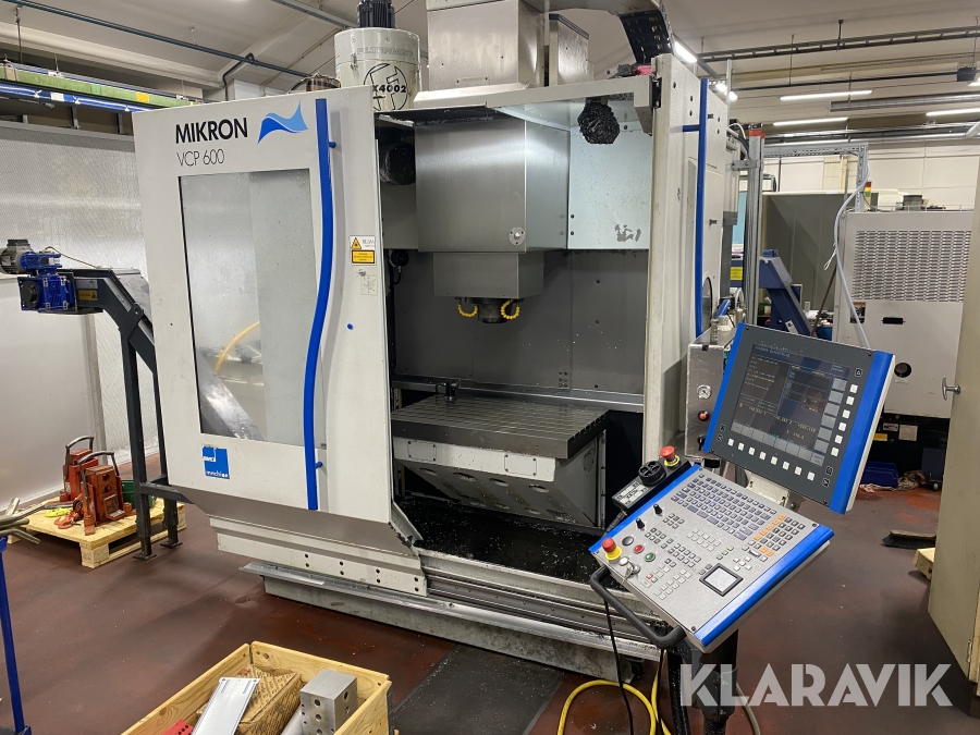 CNC Mikron VCP 600 Vertikalt bearbetningscenter