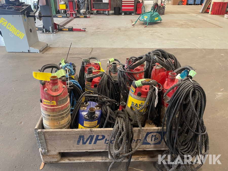 Pumpar Grindex, Atlascopco,Tsurumi Minex lite, Solid,Weda, Micro