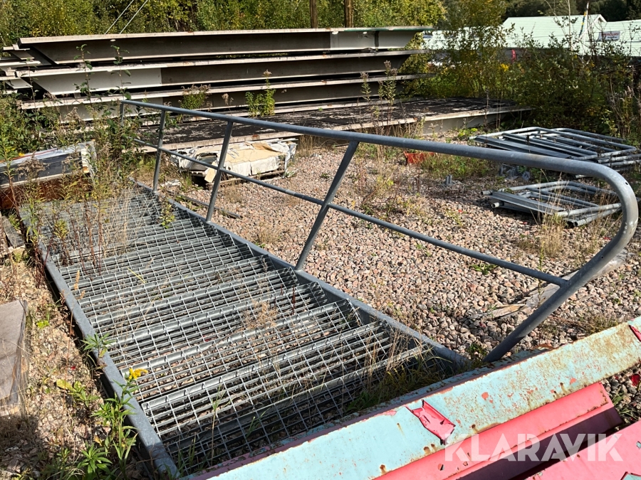 Ståltrappa   6m x 1.3m