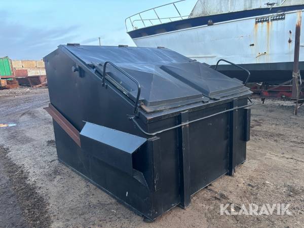 Container täckt 6 m3 Stora BM