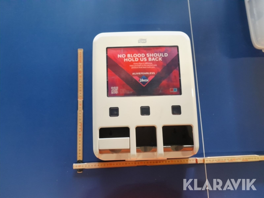 Automat för mensskydd Tork 2st