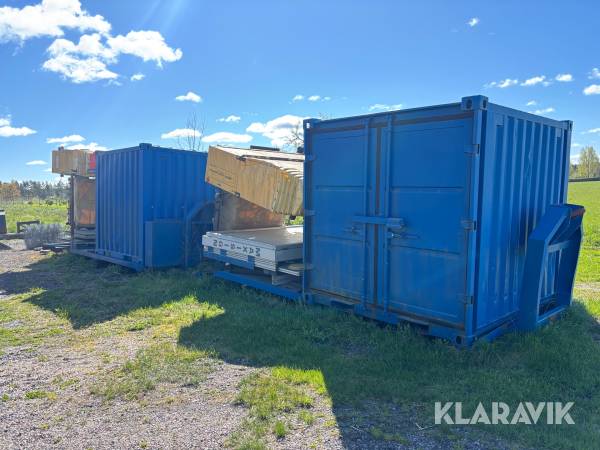 TMA skydd på lastväxlarram Trinity/Energy Absorption med förvaringscontainer 2 st