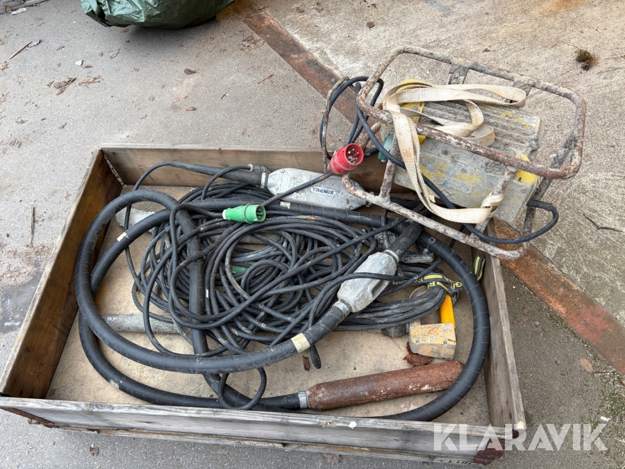 Vibratorstavar olika storlekar