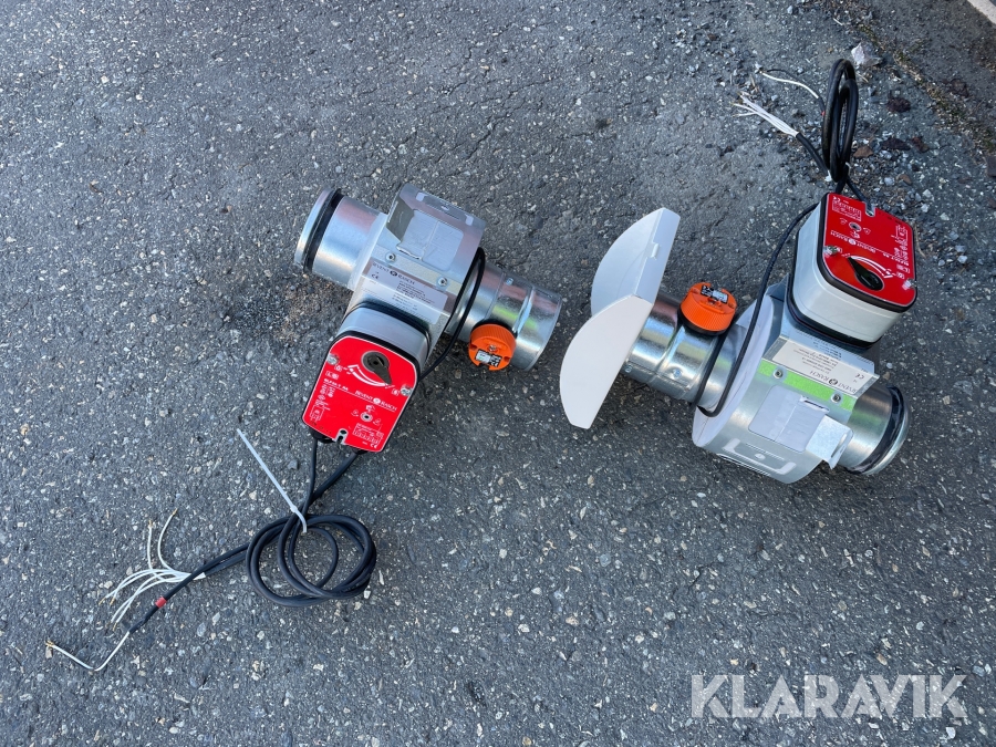 Brandspjäll Bevent Rasch 8st