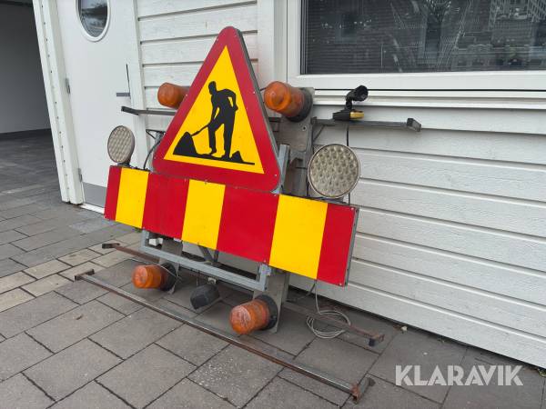 Vägarbetsskylt