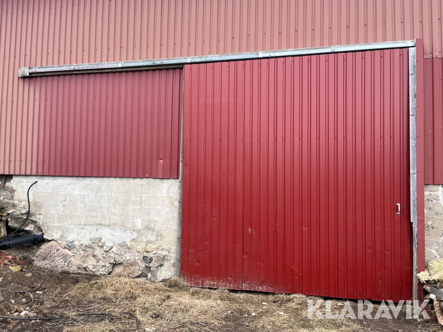 Skjutport med skenor Henderson