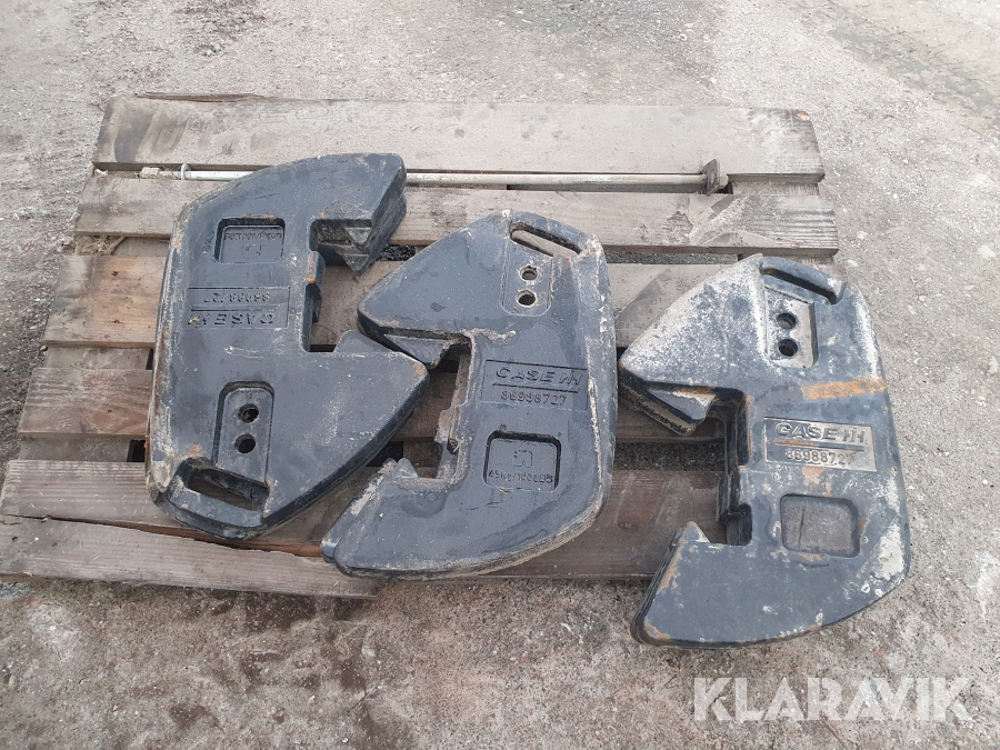 Frontvikter 6 st Case IH 45 kg/st