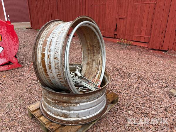 Traktorfälgar med dubblemontage spännare Unnholms Spännare