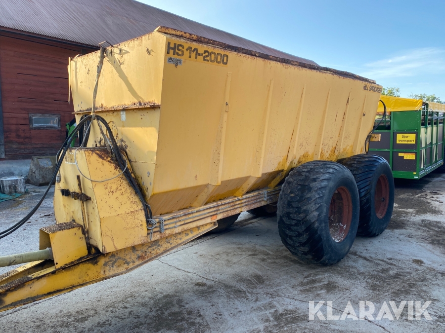Gödselspridare Hill spridaren HS 11-2000
