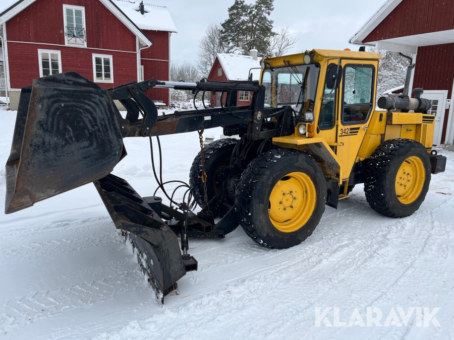 Hjullastare Lundberg 342 med redskap