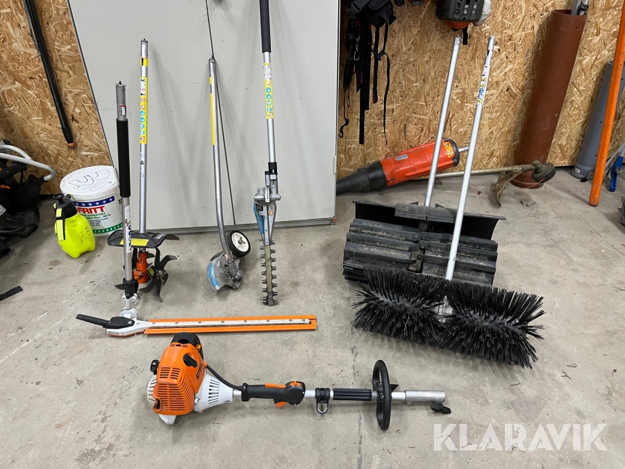 Kombimaskin Stihl KM130R med redskap 6 st