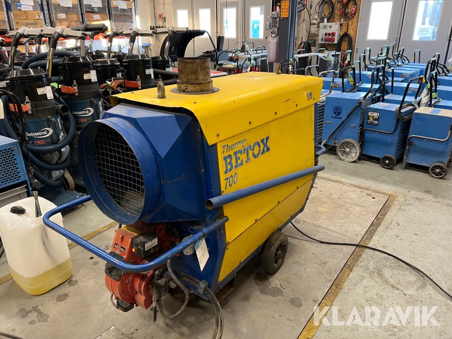 Luftvärmare värmeväxlare Thermo Betox 700