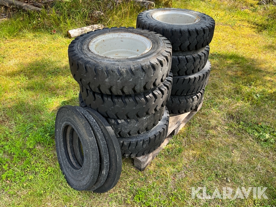Entreprenadhjul/dubbelhjul 7,50-15 4st