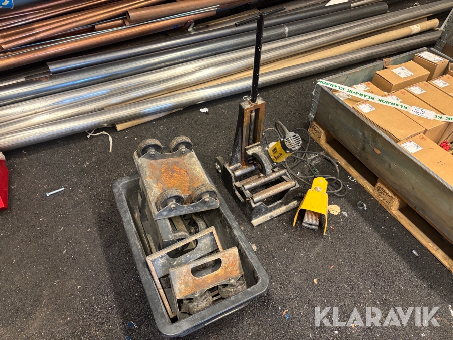 Rörkapningsmaskin Rems DucCento inkl rulltillbehör