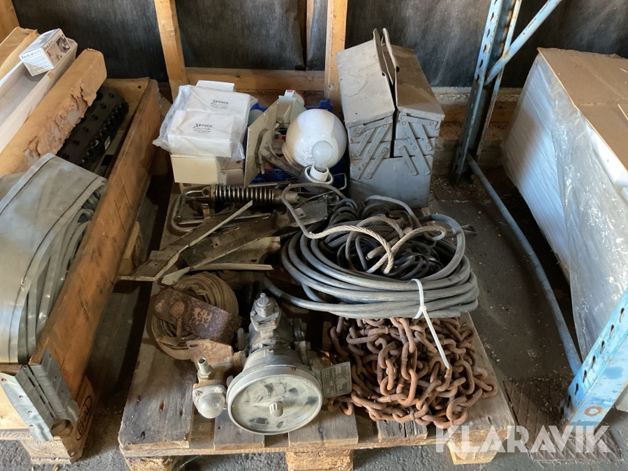 Blandpall utrustning och tillbehör 