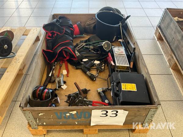 Diverse verkstadsutrustning